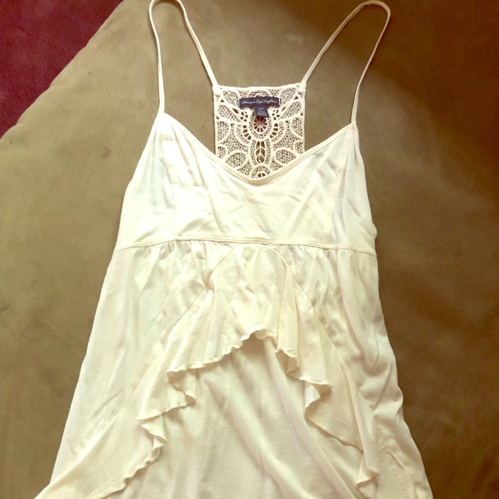 American Eagle medium cream colored top